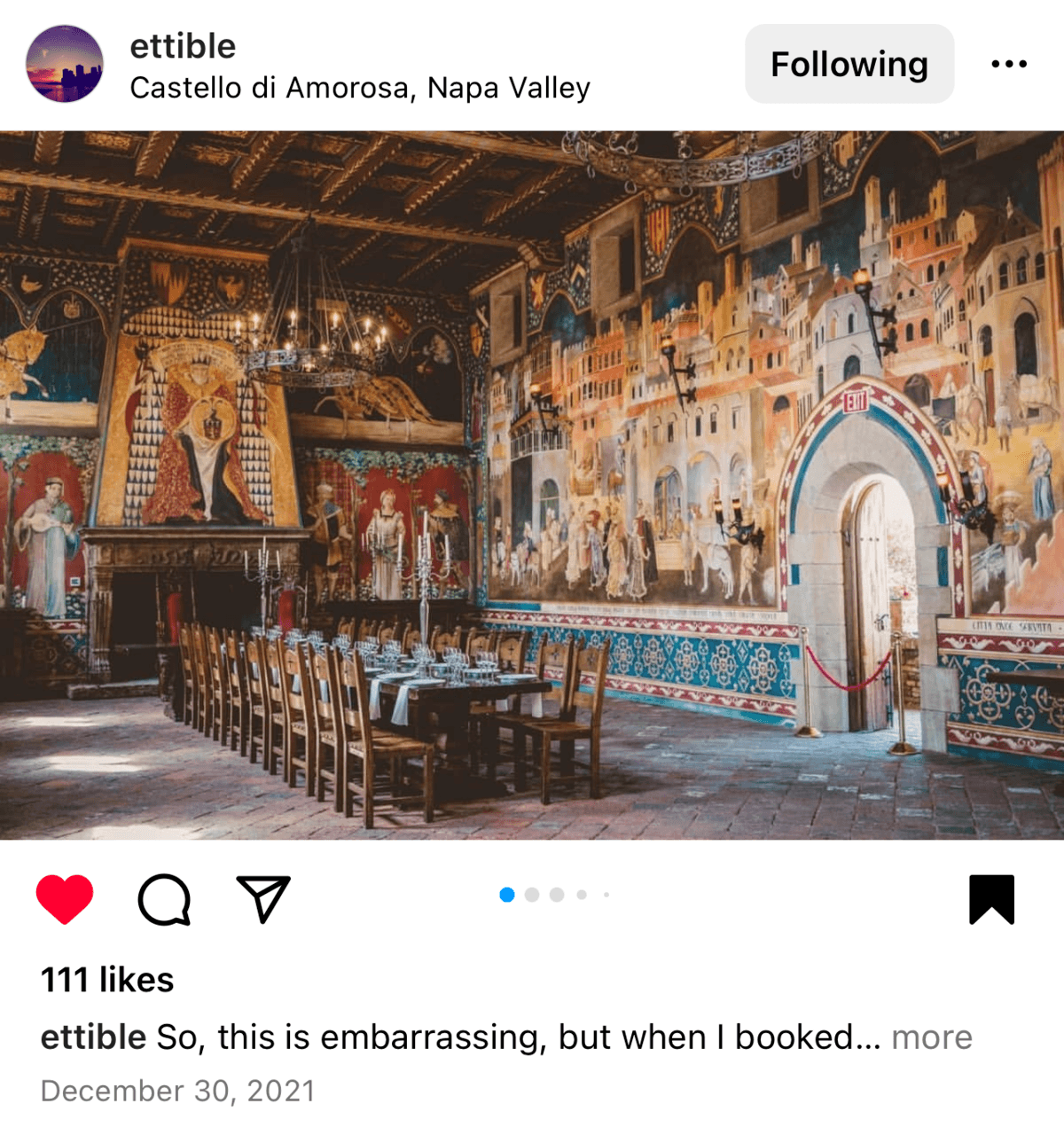 Instagram Share Castello di Amorosa