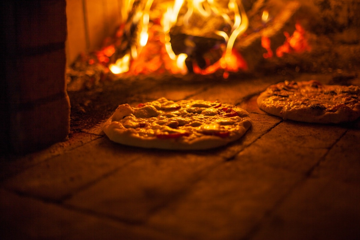Pizza In The Brick Oven