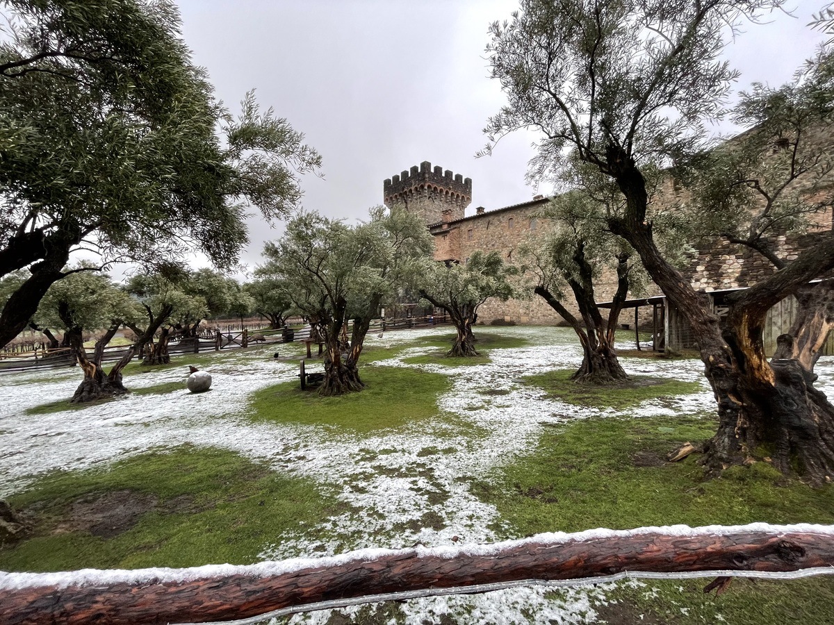 Snow at The Castle